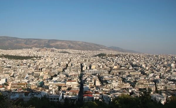Athens. Panoramic view of the city