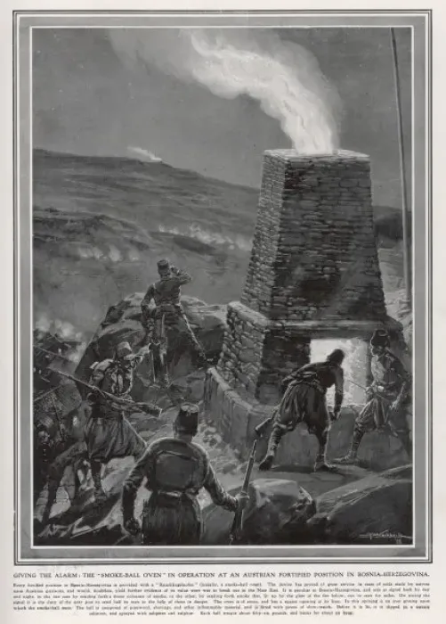 Framed Print : Austrian Beacon Print 1909