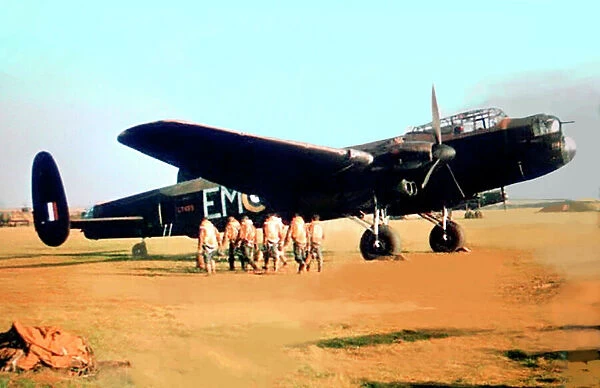 Avro 679 Manchester IA with its seven man crew about to