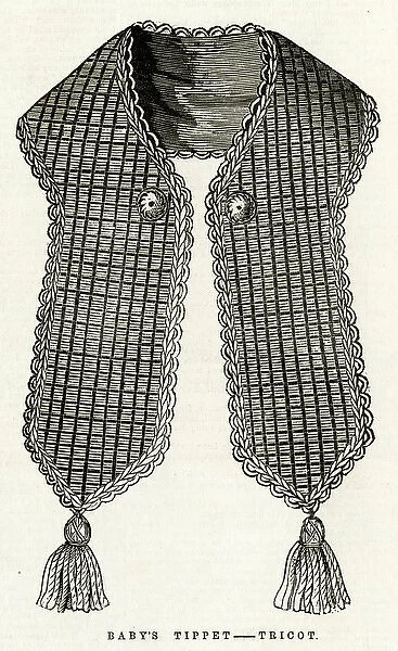Babies tippet - narrow scarf 1864
