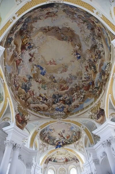 Baden Wurttemberg, Neresheim: Ceiling painting