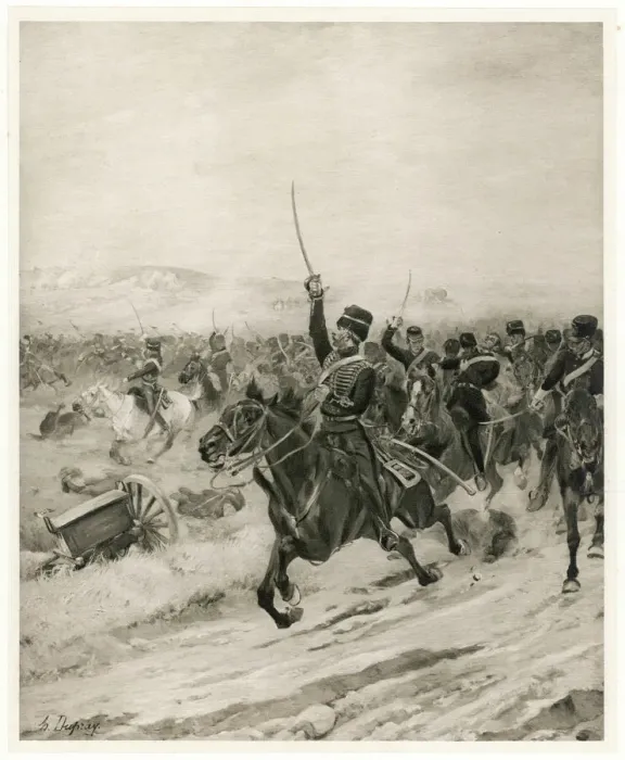 Framed Print : Balaclava Charge of the Light Brigade Print Framed Print : Balaclava Charge of the Light Brigade Print