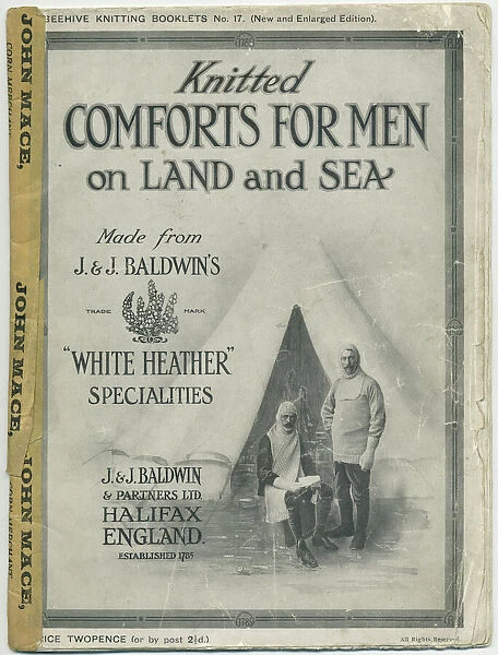 Baldwins knitting leaflet, WW1