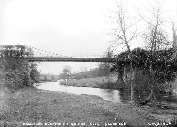 Ballievey Suspension Bridge near Banbridge