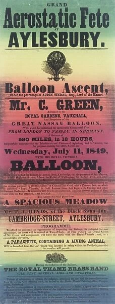 Balloon event, Charles Green, Aylesbury