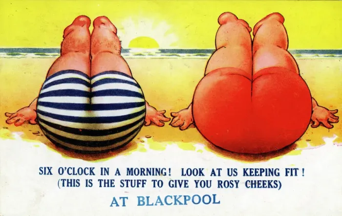 Framed Print : Blackpool Print, 1937 Framed Print : Blackpool Print, 1937