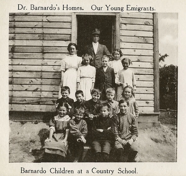 Barnardos Emigrants in Canada - country school
