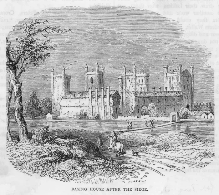 Framed Print : Basing House Print 1645 Framed Print : Basing House Print 1645