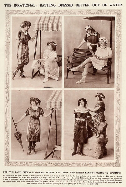 Bathing dresses 1913