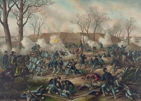 Battle of Fort Donelson--Capture of Generals S. B. Buckner an