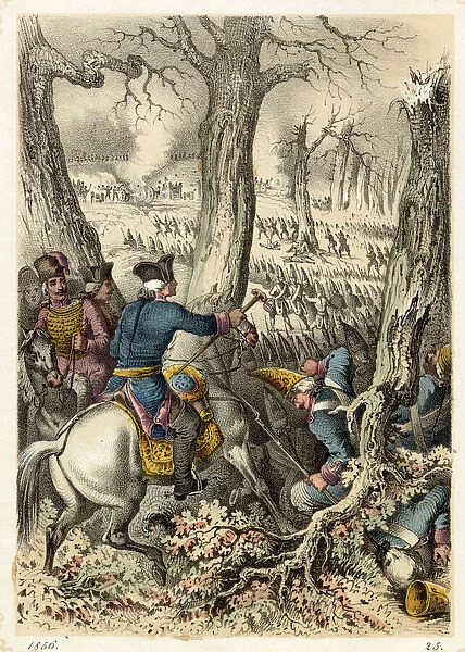 BATTLE OF TORGAU Friedrich der Grosse defeats the Austrians under Daun