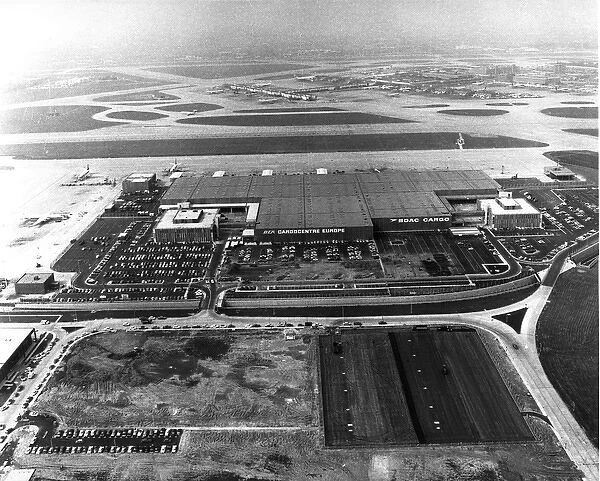 BEA and BOAC cargo buildings at Heathrow Airport