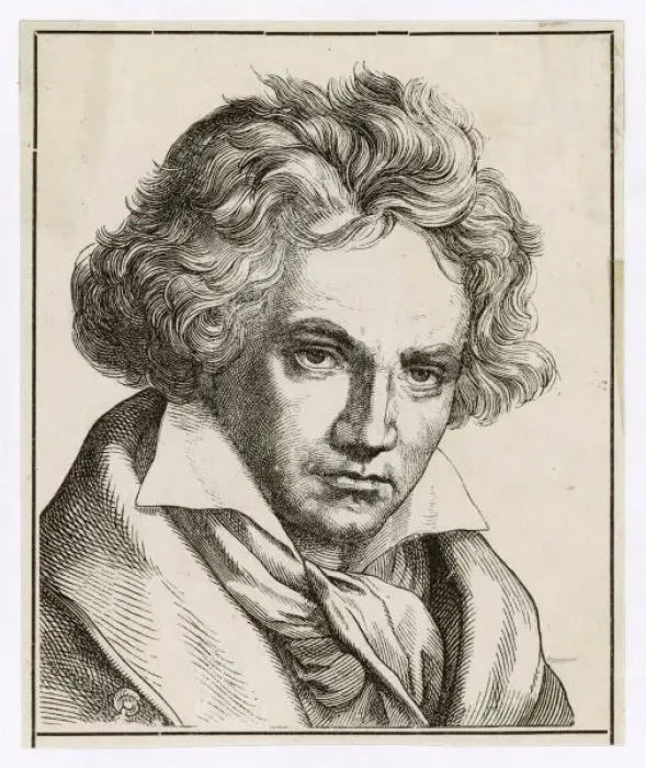 Framed Print : Ludwig Van Beethoven Print Framed Print : Ludwig Van Beethoven Print