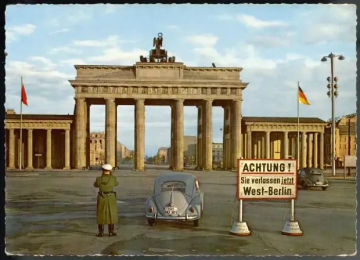 Framed Print : Berlin Divided: Brandenburg Gate Print Framed Print : Berlin Divided: Brandenburg Gate Print