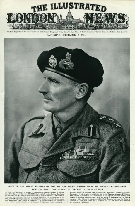 Framed Print : Field Marshal Bernard Montgomery Print, 1944 Framed Print : Field Marshal Bernard Montgomery Print, 1944