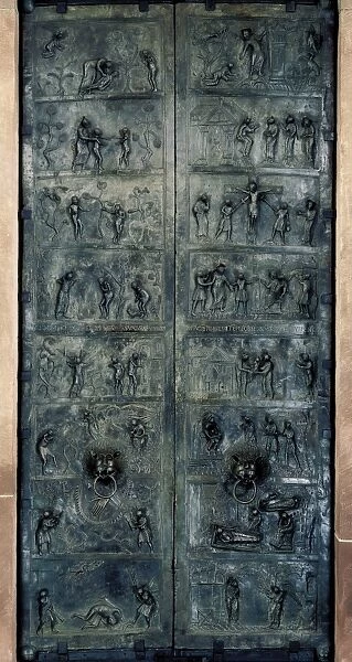 The Bernward Doors. 1015. GERMANY. Hildesheim
