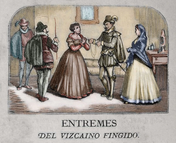 The Biscayan feigned (El Vizcaino fingido). Short farce by C
