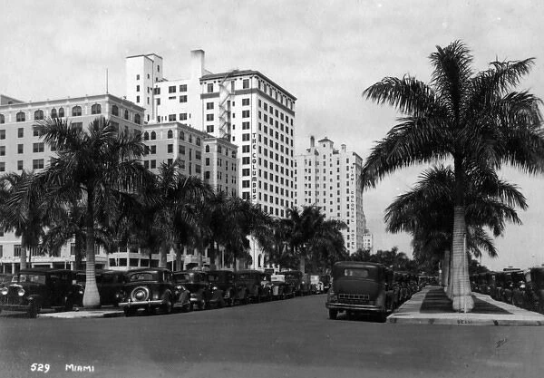 Biscayne Boulevard, Miami Beach, Florida, USA