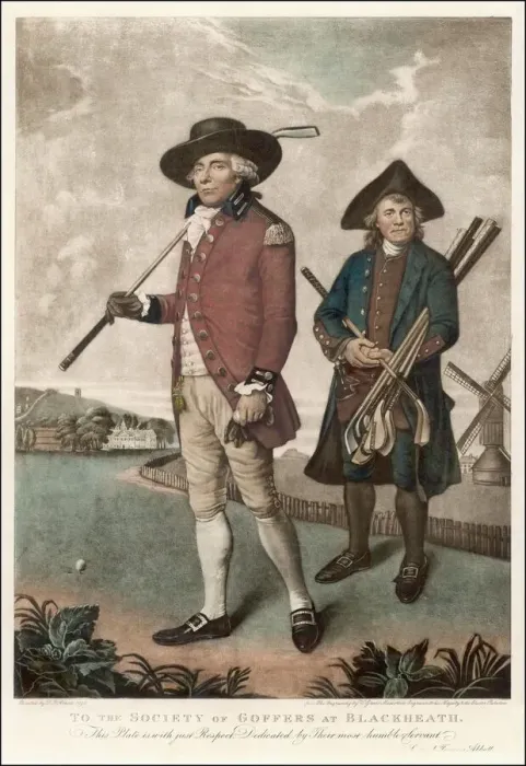 Framed Print : Blackheath Goffer Print, 18th century engraving Framed Print : Blackheath Goffer Print, 18th century engraving