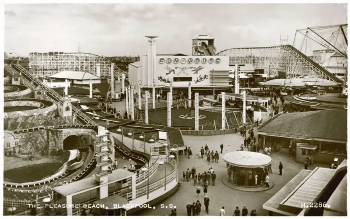 Framed Print : Blackpool Pleasure Beach Print