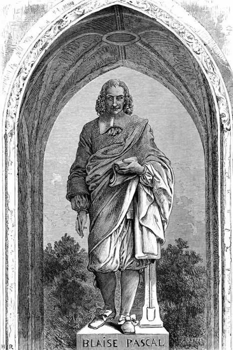 Framed Print : Blaise Pascal Print - French Philosopher Statue Framed Print : Blaise Pascal Print - French Philosopher Statue