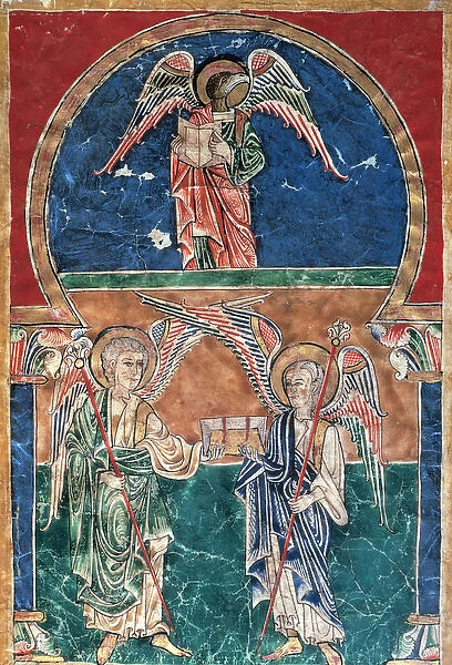 Blessed San Pedro of Cardena. Illuminated codex. Detail