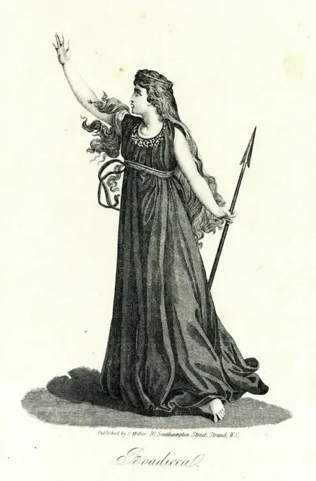 Framed Print : Victorian Era Print of Boadicea, Celtic Queen Framed Print : Victorian Era Print of Boadicea, Celtic Queen