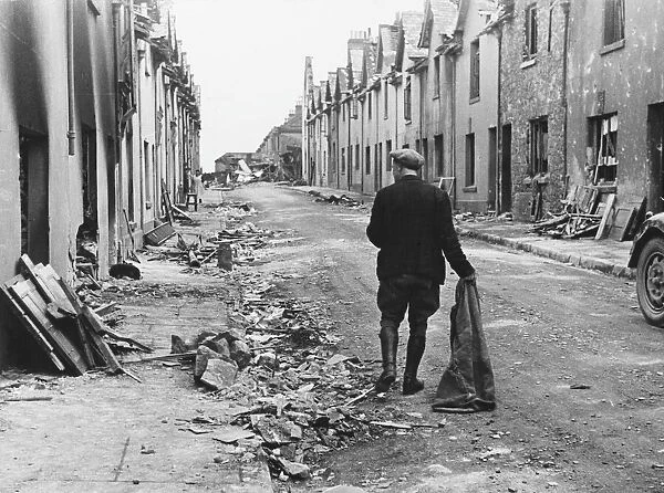 Bomb damage in Plymouth