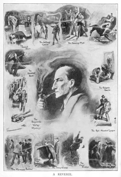 Framed Print : Sherlock Holmes Print: The Great Detective in Reverie Framed Print : Sherlock Holmes Print: The Great Detective in Reverie