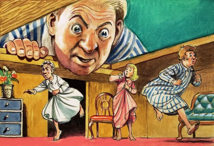 Framed Print : The Borrowers Print Framed Print : The Borrowers Print
