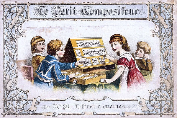 Box lid, Le Petit Compositeur, game