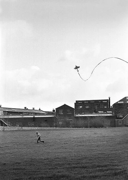 Boy with kite, Stoke
