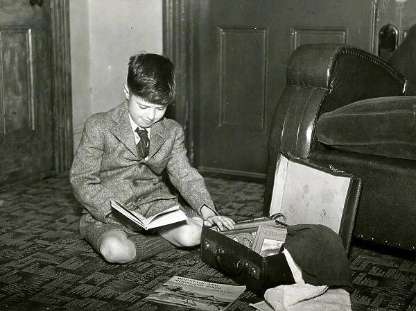 Boy Reading Books