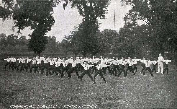 Boys at Commercial Travellers Schools, Pinner, Middlesex