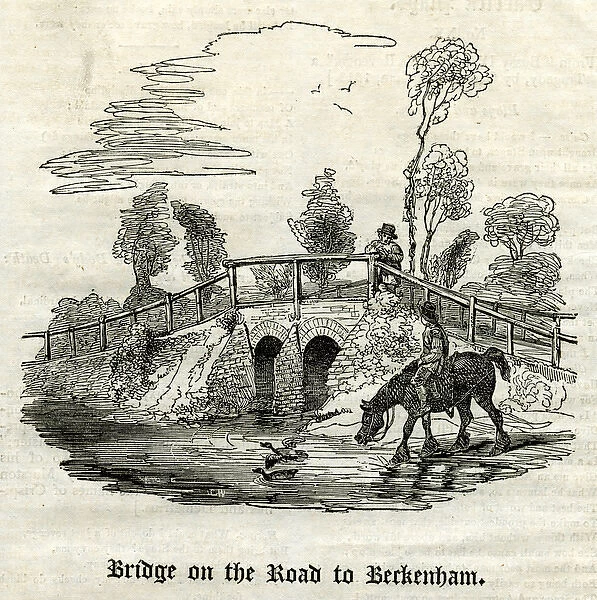 Bridge on the road to Beckenham, Kent