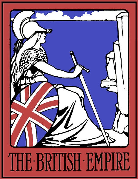 The British Empire - Britannia looks out to sea