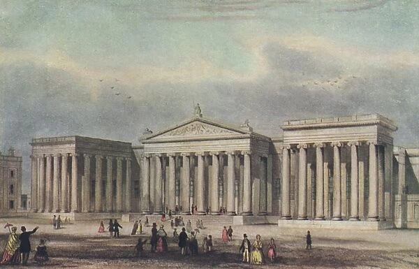 British Museum with new front