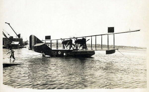 British Naval Seaplane - Chanakkale, Dardanelles Peninsula, Turkey. Date: 1923