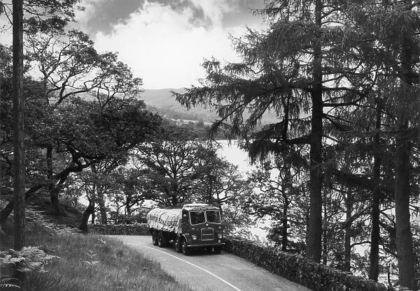A British Road Services truck in the Lake District