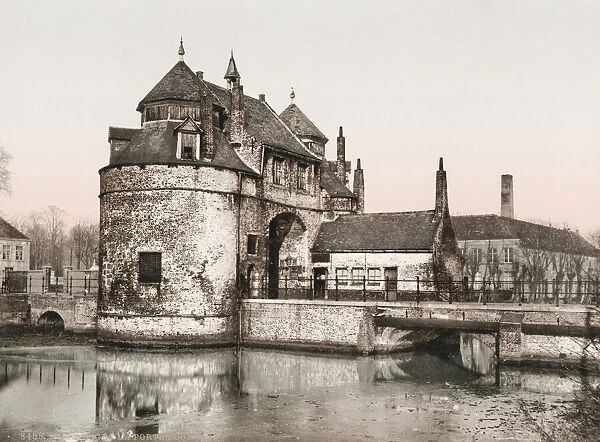 Bruges - Porte d Ostende ou des Baudets. Belgium