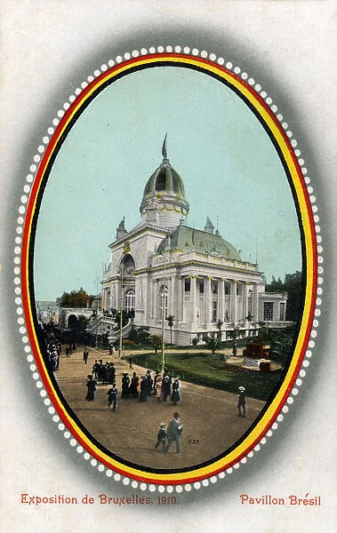 Brussels Exhibition of 1910 - Pavilion Bresil (Brazilian Pavilion) Date: 1910