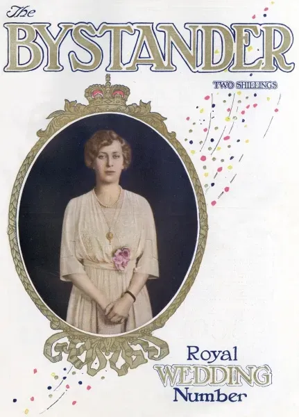 1922 Royal Wedding Magazine Cover Print: Princess Art Prints
