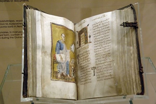 Byzantine Art. Lectionary with Gospel passages. Greece