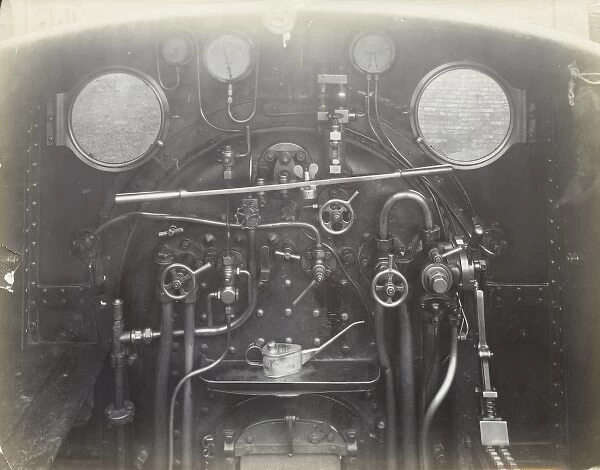 Cab view of an unidentified locomotive