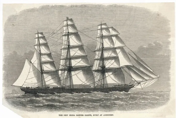 Framed Print : Aberdeen-built Clipper Print Framed Print : Aberdeen-built Clipper Print