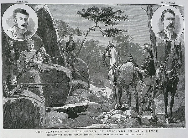 Capture of Englishmen by Brigands, Asia Minor