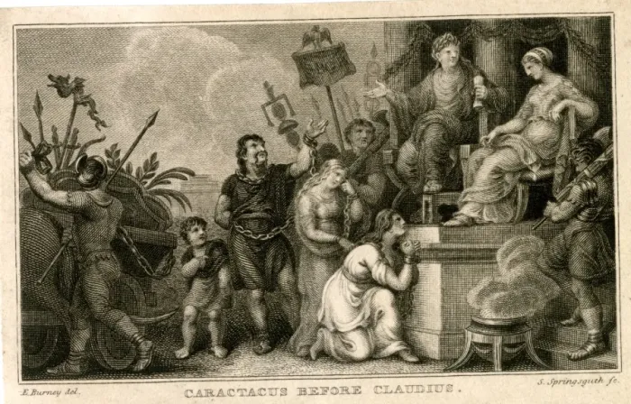 Framed Print : Caractacus before Claudius Print Framed Print : Caractacus before Claudius Print