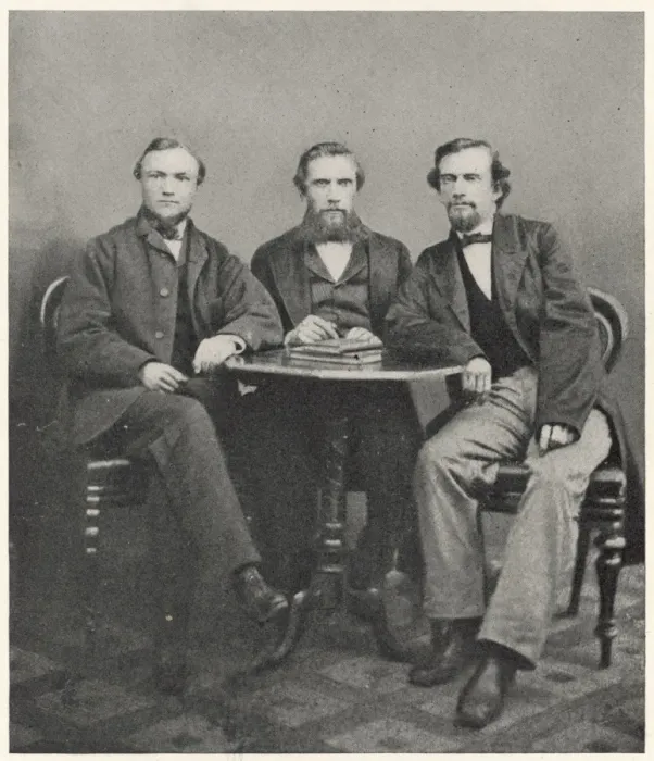Framed Print : Print of Andrew Carnegie with Colleagues