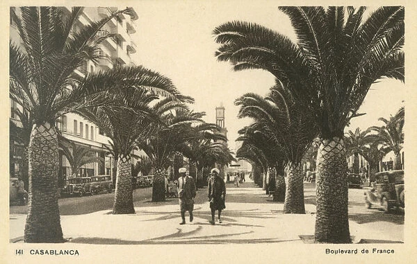 Casablanca, Morocco - Boulevard de France