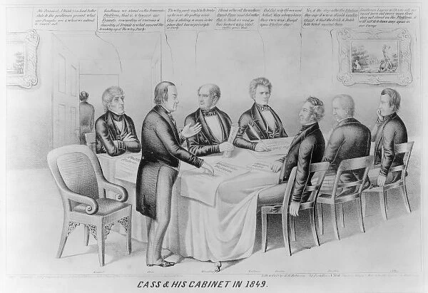Cass & his cabinet in 1849